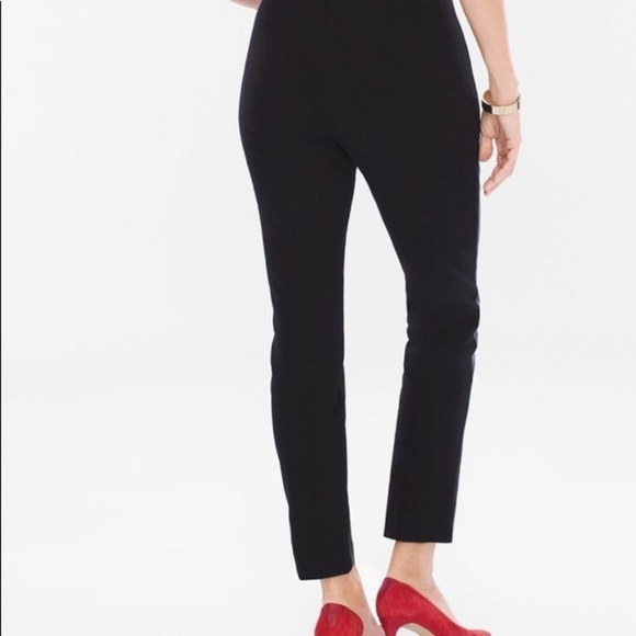 Chico’s size 14 black label cropped flat front W/ faux Pockets Tried on only - Picture 13 of 16